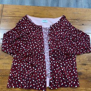 Leopard print cardigan
